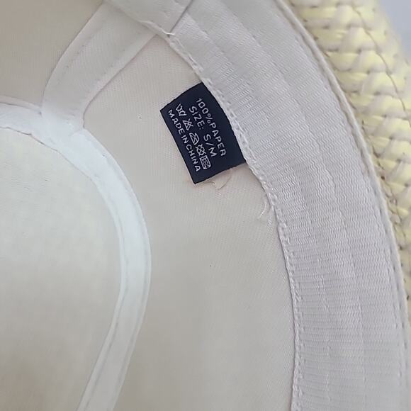 100% Paper Straw Fedora Bucket Hat Large Breathable Stylish Unisex NWT - Picture 5 of 10